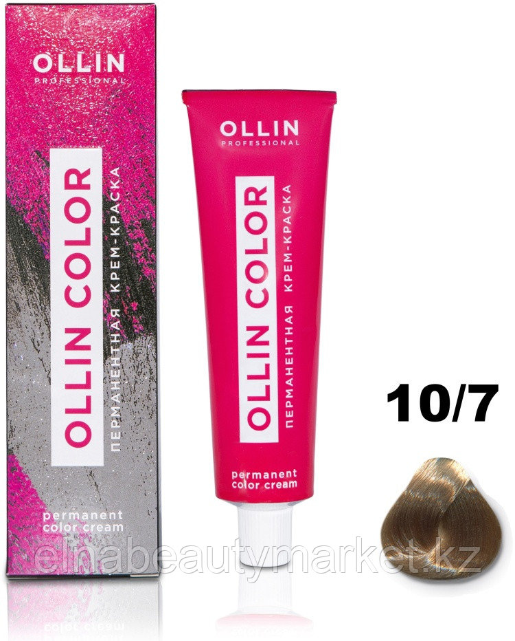 Ollin Professional Color 10/7 светлый блондин коричневый крем-краска 100 мл