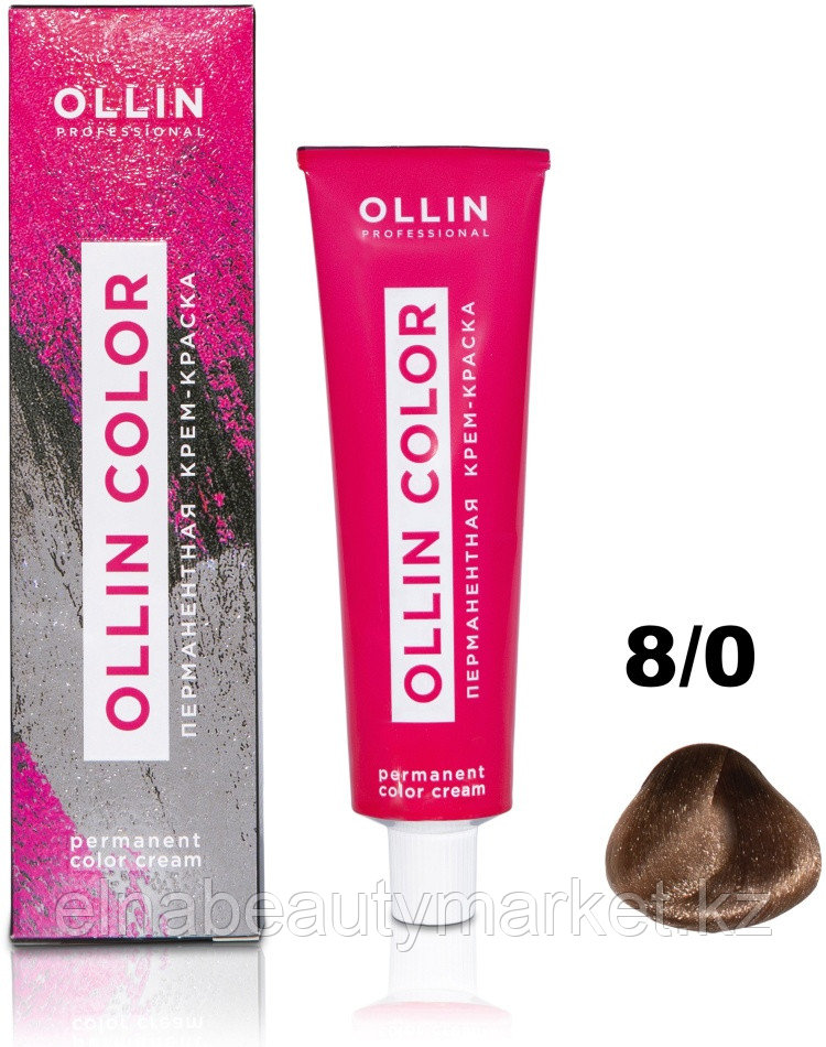 Ollin Professional Color 8/0 светло-русый крем-краска 60 мл